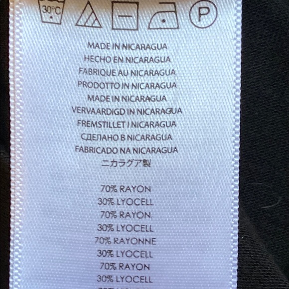 MICHAEL Michael Kors Black Asymmetrical Cowl Neck Tunic Top - Picture 7 of 10